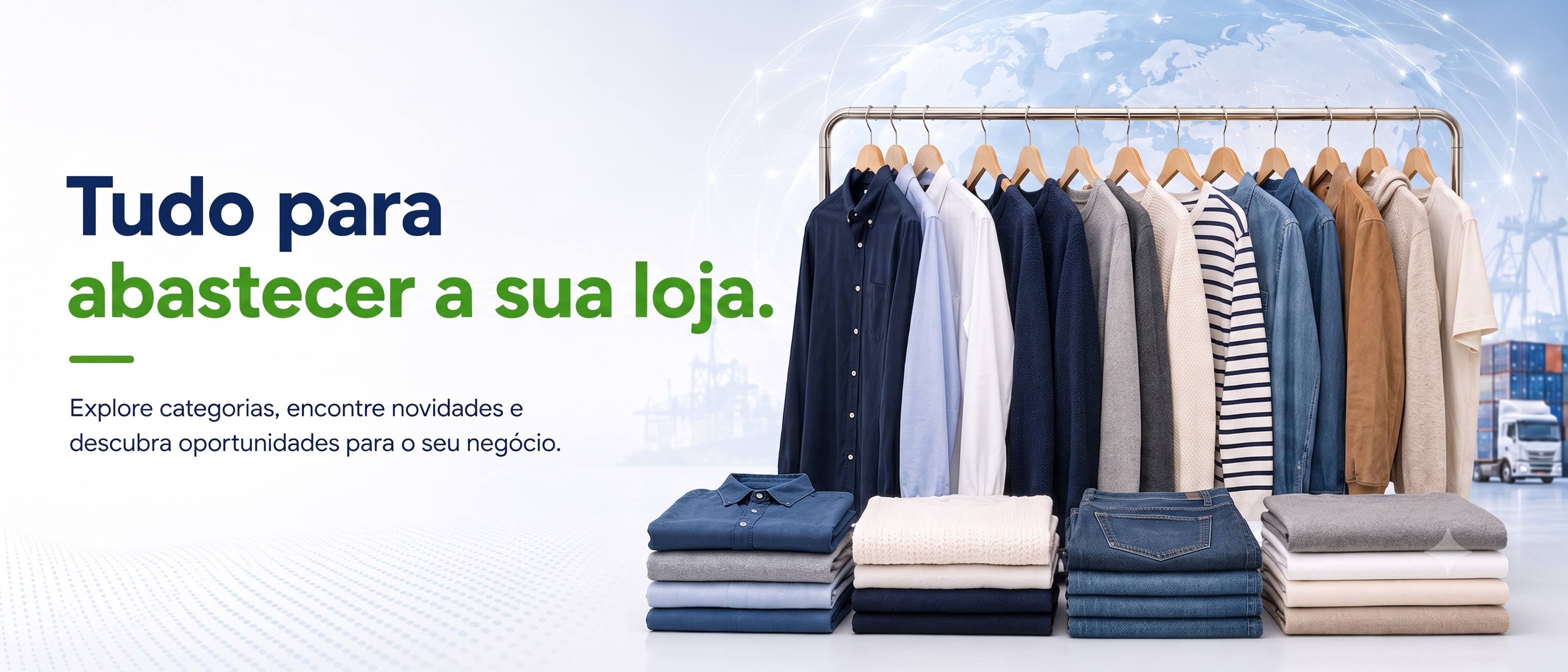 Tudo para abastecer a sua loja